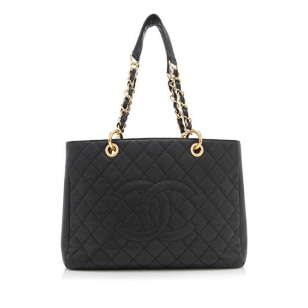 Chanel Caviar Leather Grand Shopping Tote